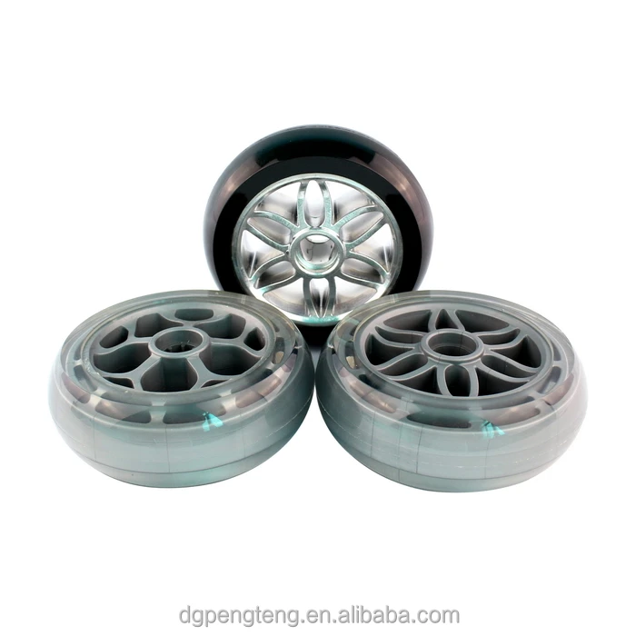 125*43mm high quality polyurethane wheels for suitcase/luggage/trolley