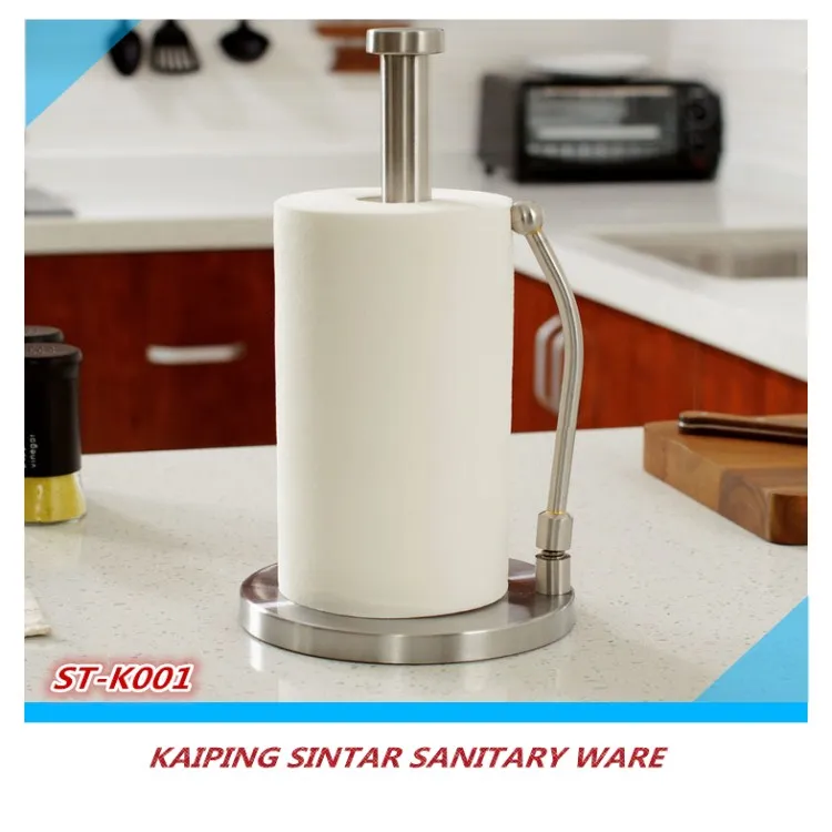 
Держатель рулонов бумажных полотенец и столовых салфеток из нержавеющей стали для дома и кухни 