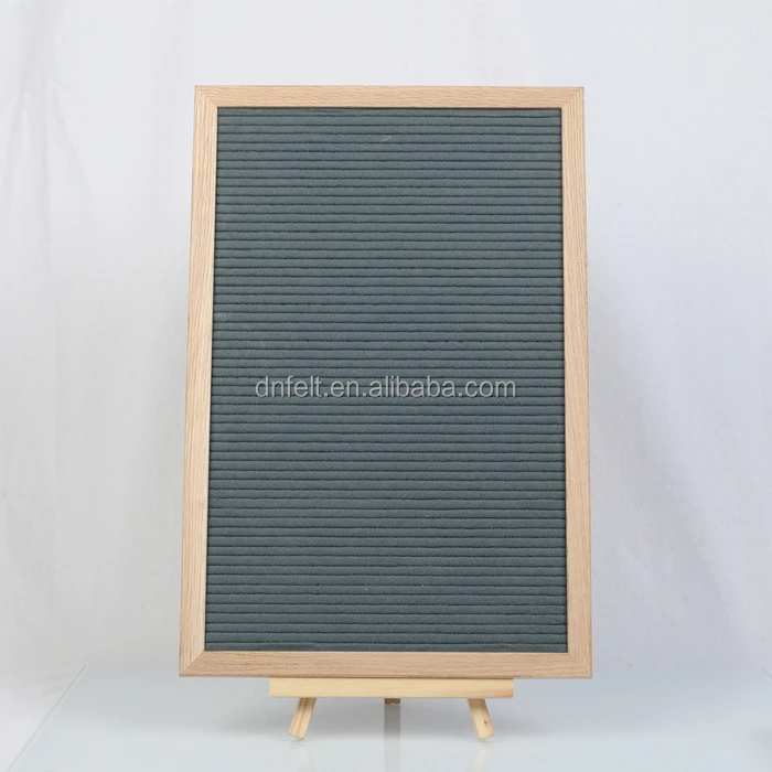 
 12 '* 18' дубовой раме серый войлок письмо доска  