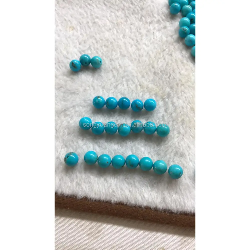 2mm 3mm natural blue turquoise gemstone, wholesale turquoise, loose turquoise stones