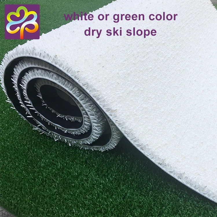 Фабрики производство бесплатный образец белый или зеленый искусственный сухой склон коврики для катания на лыжах