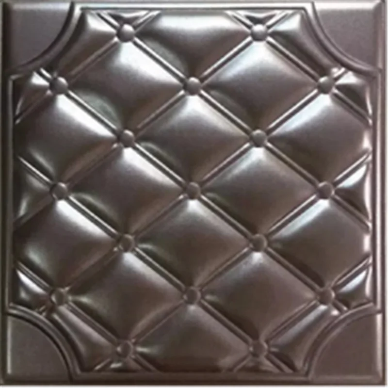 New Product Faux Leather Waped PU foam Ceiling