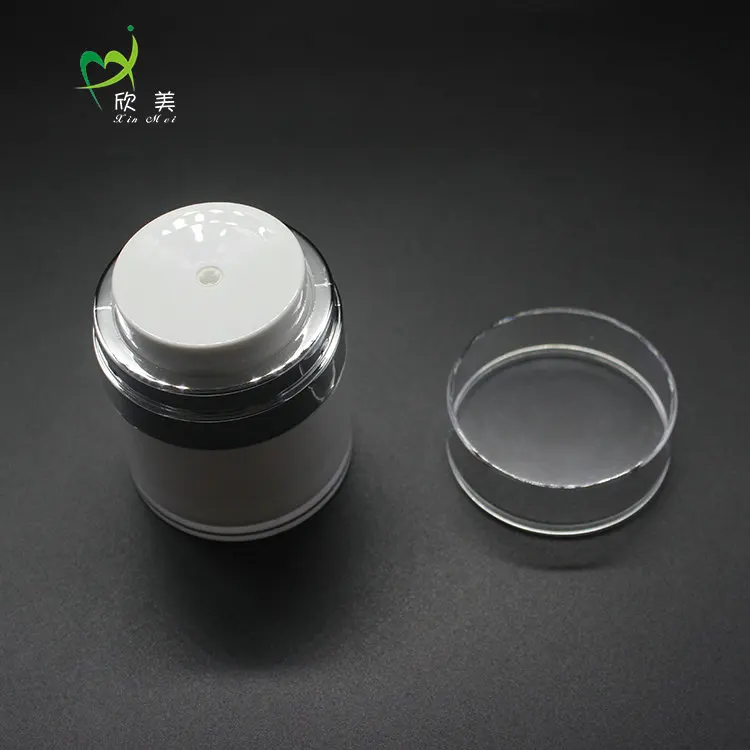 Customized silkscreen print Hot-stamping 15ml/30ml/50ml acrylic cosmetic jar