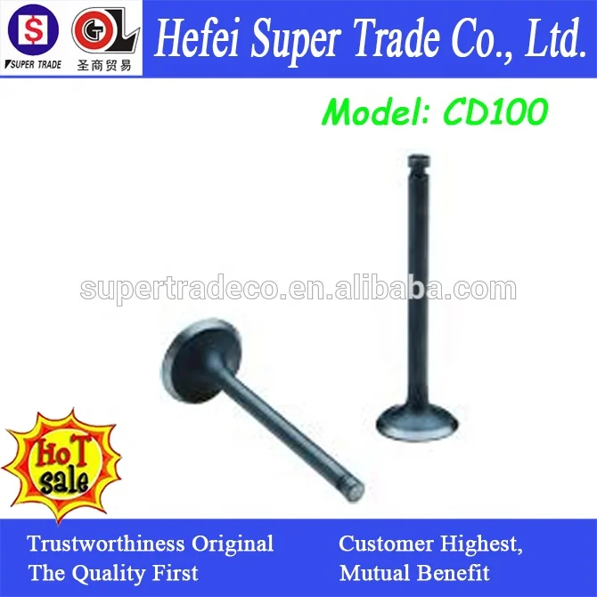 MOTORCYCLE PARTS ENGINE VALVE CD100