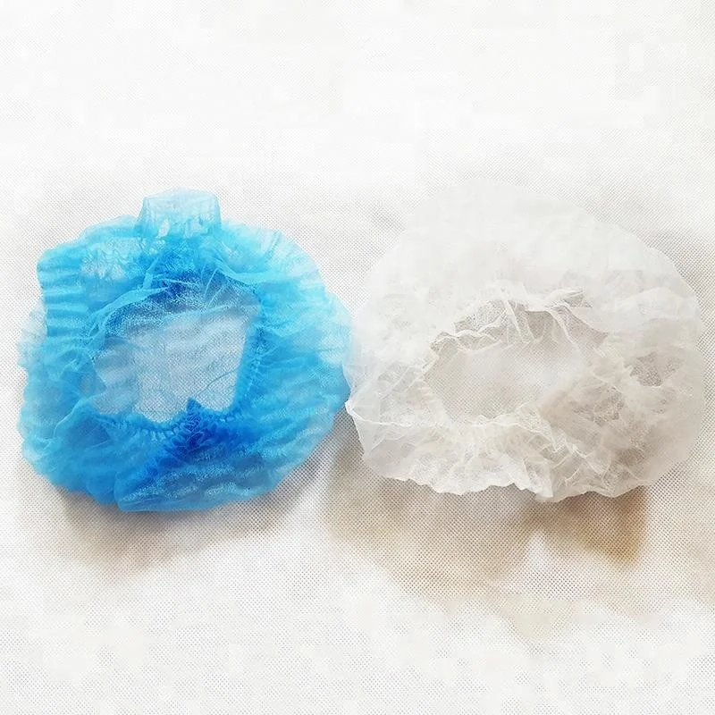 
disposable nonwoven round cap surgical nonwoven bouffant caps patient caps 