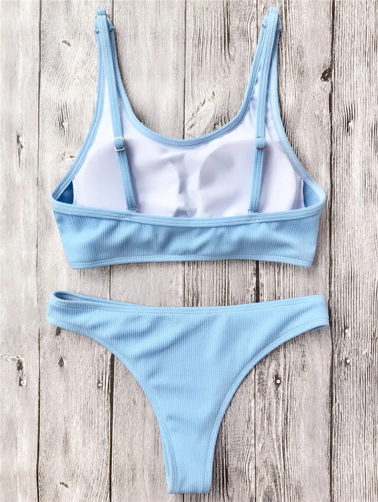Cikini  2021 design beachwear fasten front knot  tie knot bikini