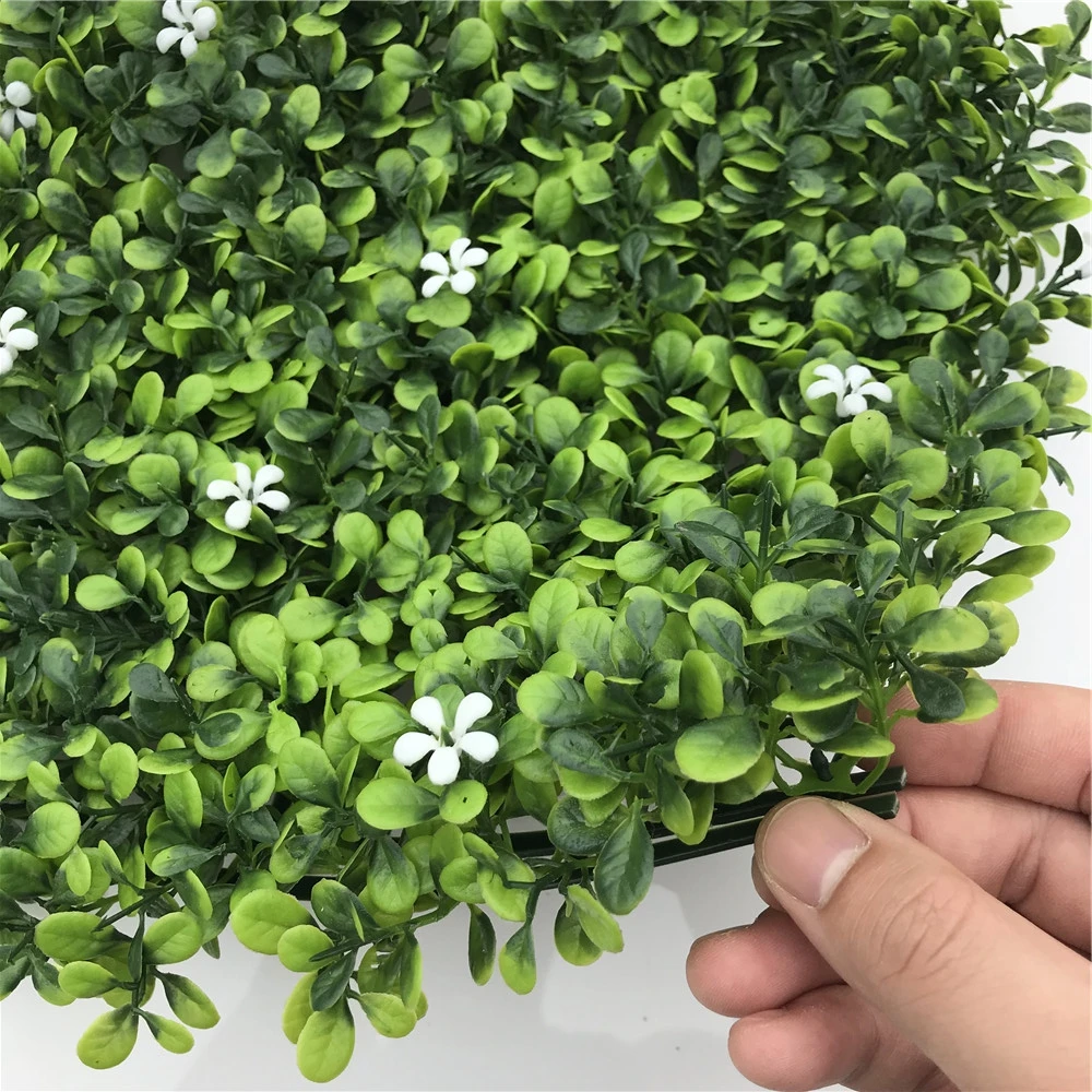 Anti-UV faux artificial boxwood mat Artificial boxwood panel for wall decor Artificial boxwood bush