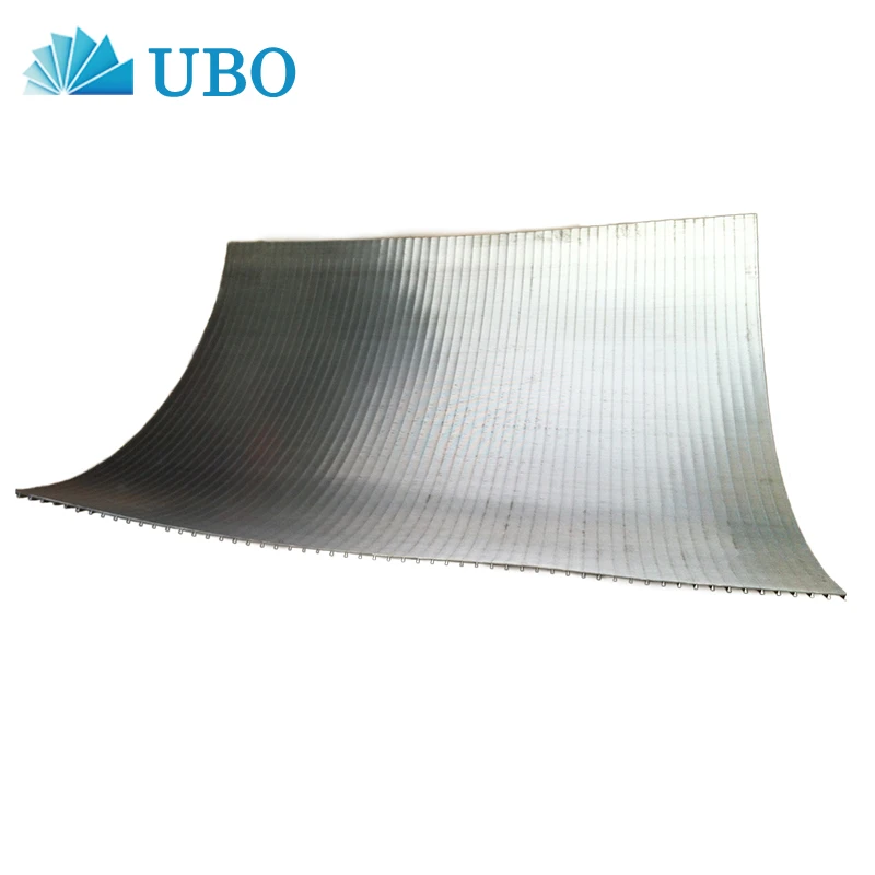 
Wedge Wire Welded Parabolic Curve Screen Panel filter for Water Treatment 