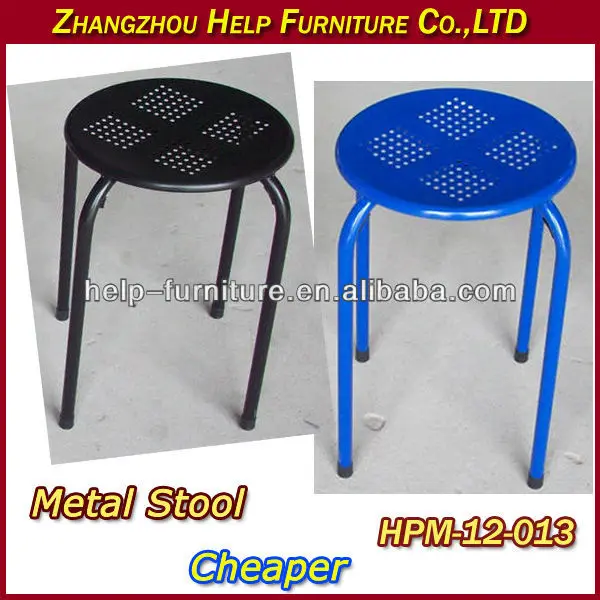 Round Stack Metal Stool