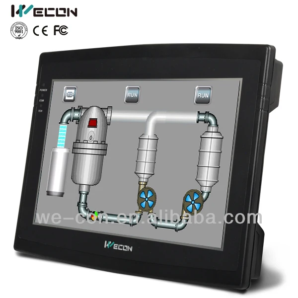 Wecon 10.2 дюймов человеческого-машинный интерфейс( hmi) подходит для большинства бренд пдк
