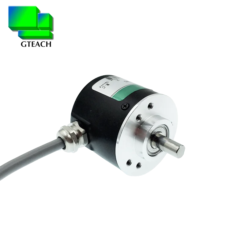Line driver output rotary encoder 1024 ppr diameter 38mm shaft 6mm incremental rotary encoder 1024 pulses Differential output