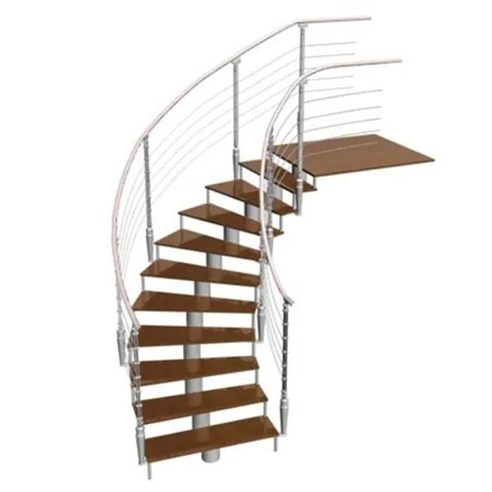 Interior Frameless Design Indoor Glass Stair Railing  Price