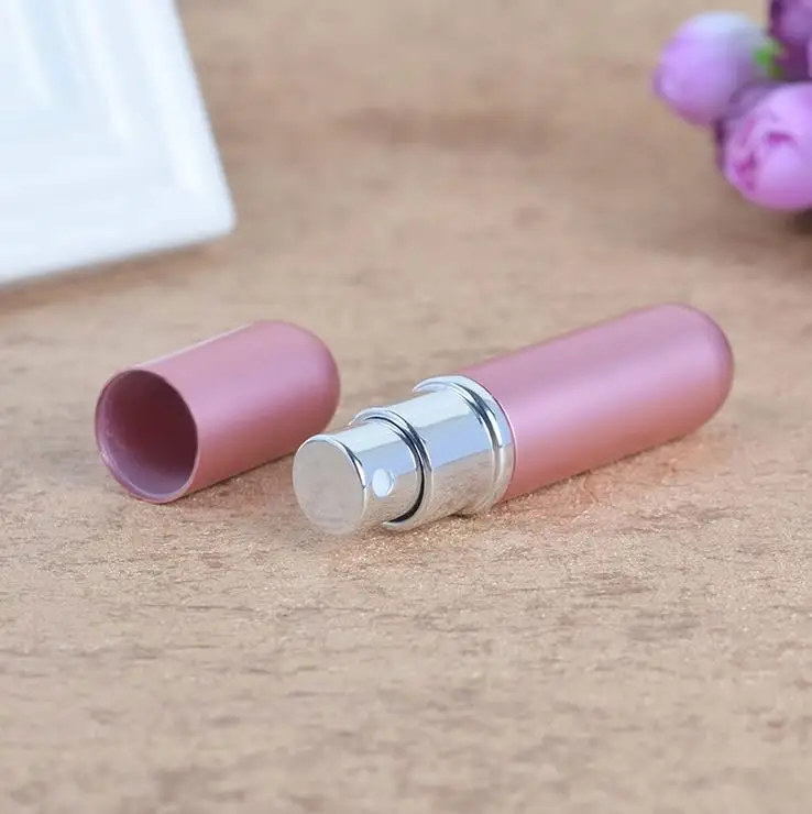 Ready To Ship High Quality 5Ml Perfume Bottle Pump Lady Mini Portable Atomizer Bottle Travel Refillable Perfume Spray