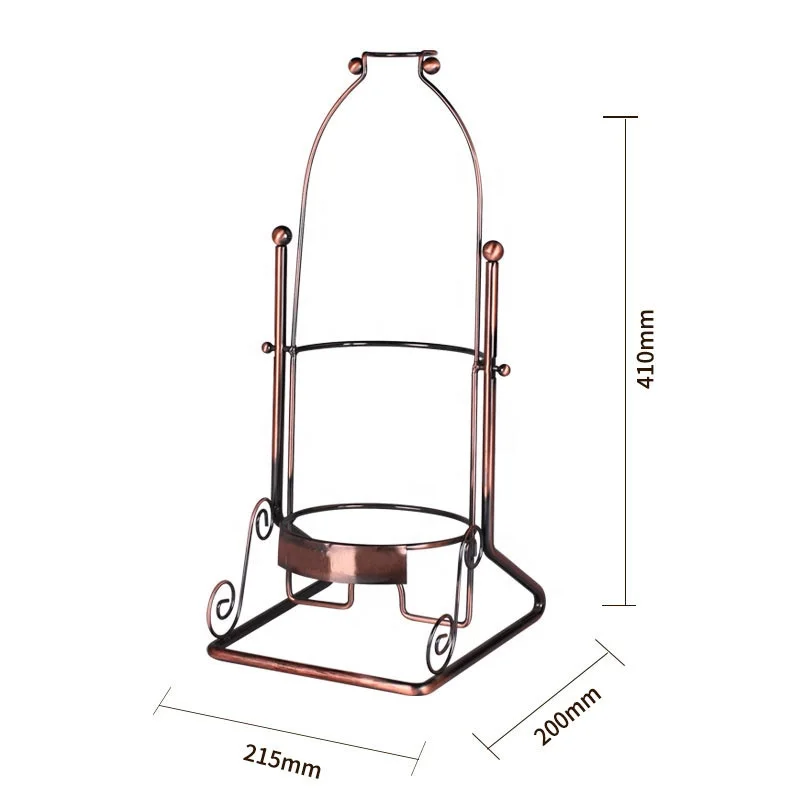 Factory Made Customized Size Top Quality Swinging Wine Cradle for Large Bottle