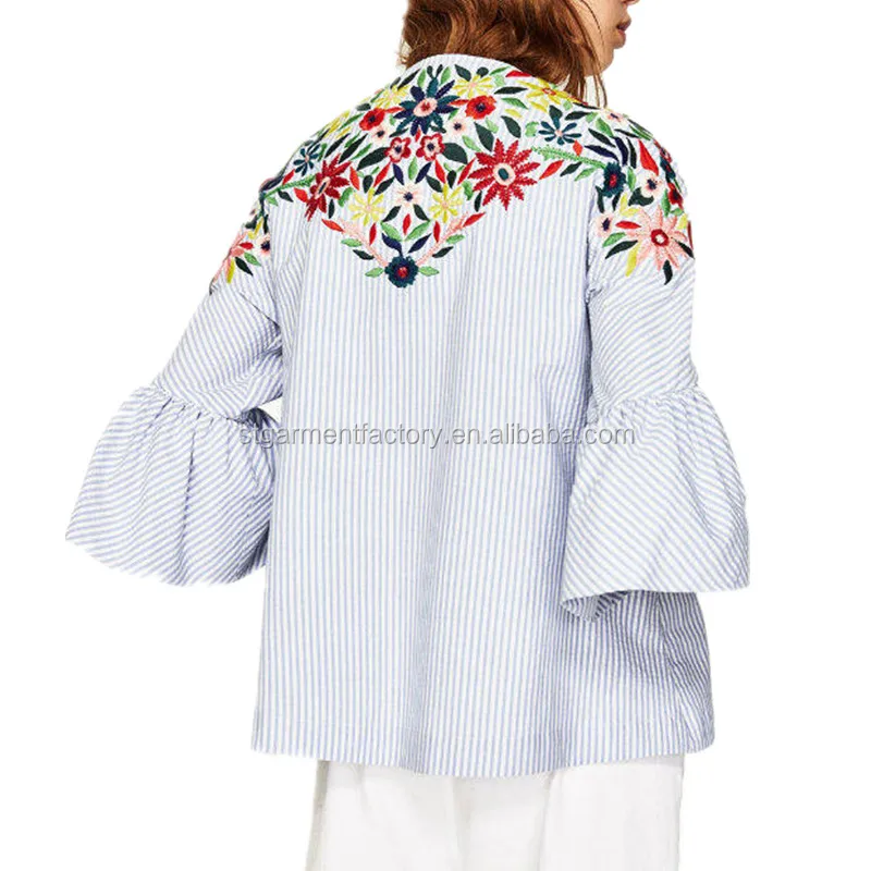 New Arrival Autumn Women Embroidery Jacket Butterfly Three Quarter Slevve Jackets Coat Outerwear STb-0955 new