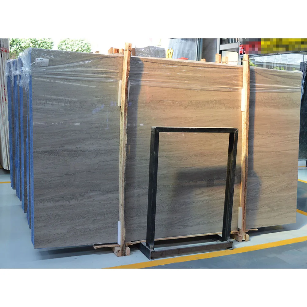 Polishing ash grey marble stone Home bar counter