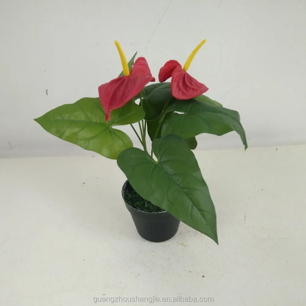 Hot sales anthurium artificial flowers anthurium plants for sale centerpiece flower