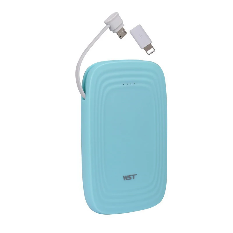 Personalized Emergency Portable Mobile Phone 5000mAh Best Seller Power Bank with 2 Output