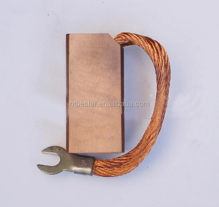hot sale 25x32x60 copper generator carbon brush ,high quality free sample