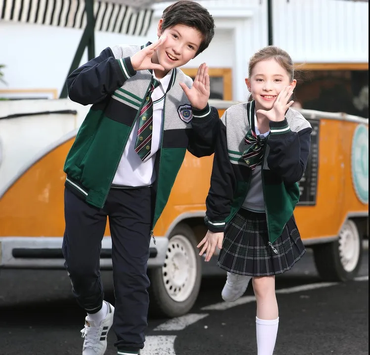 OEM School Uniform Designs Boys and Girls Primary School Uniform
