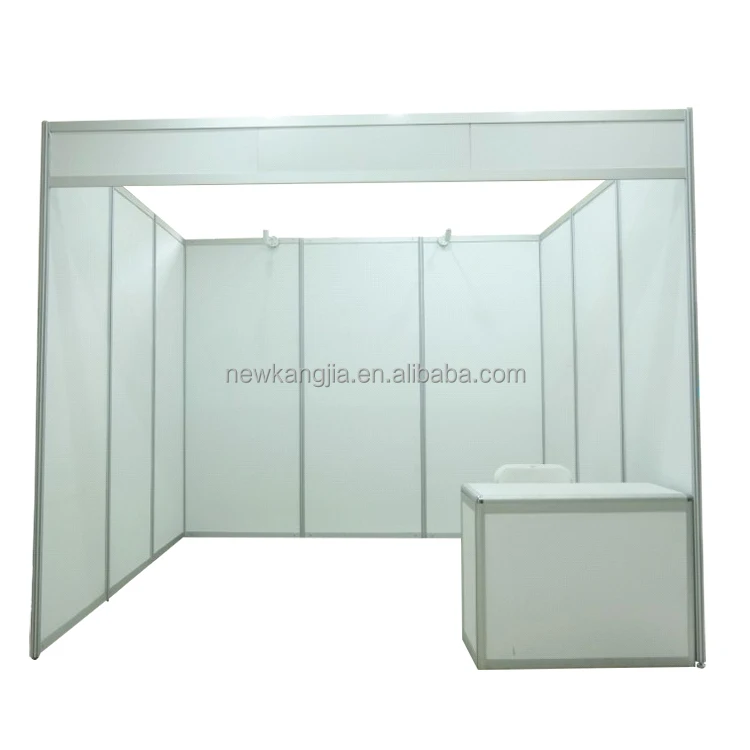 Easy and fast assembly aluminum 3x3 exhibition booth with factory price supplier