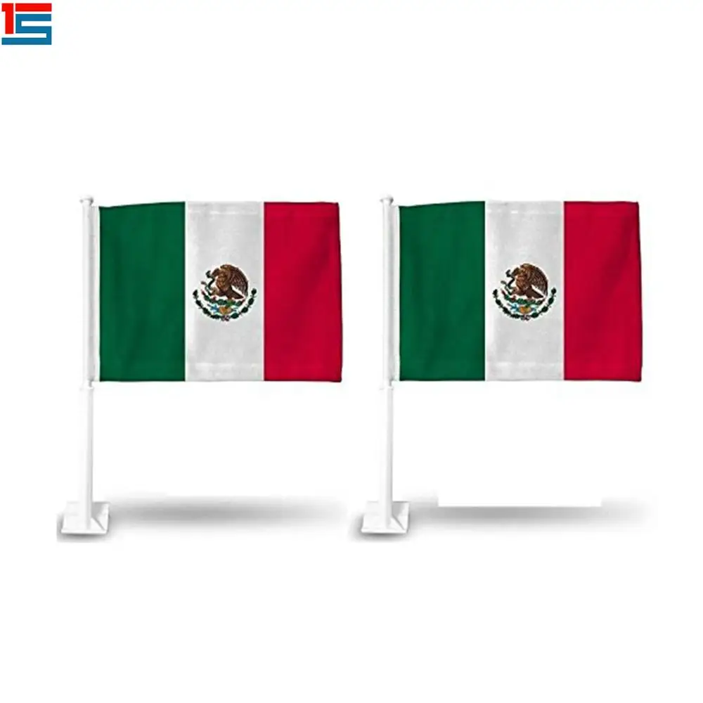 
Custom car flag wholesale Mexico Mexican Car Window flag 
