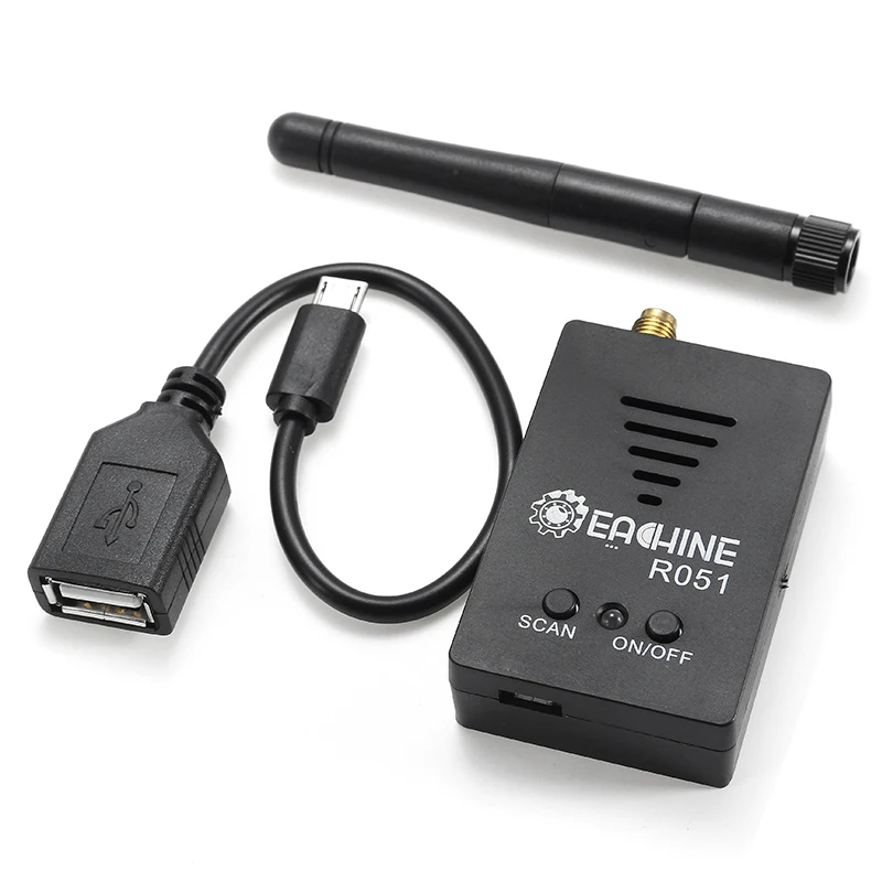 Eachine R051 150CH 5 8G FPV AV Приемник со встроенной батареей для iPhone Android IOS смартфона мобильного планшета