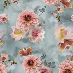 2019 middle east style  digital printed 75d polyester 4 way stretch fabric