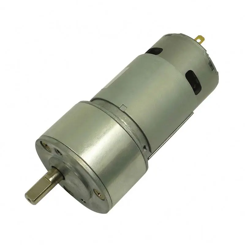 50mm Dia High Torque 150kgf. cm DC Gear Motor with Reduction Gearbox