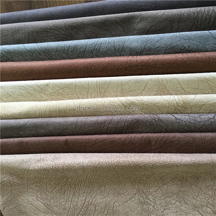 100% Polyester suede Upholstery fabric vintage suede sofa fabric/foil suede sofa fabric