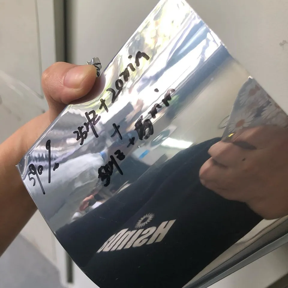 
500-600 Super silver mirror chrome effect electrostatic powder coating 