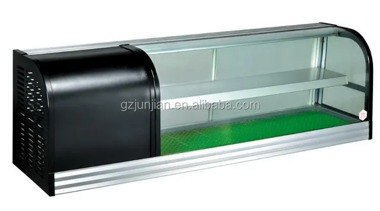 Commercial Counter top Sushi Showcase Display Refrigerator fridge cooler glass door