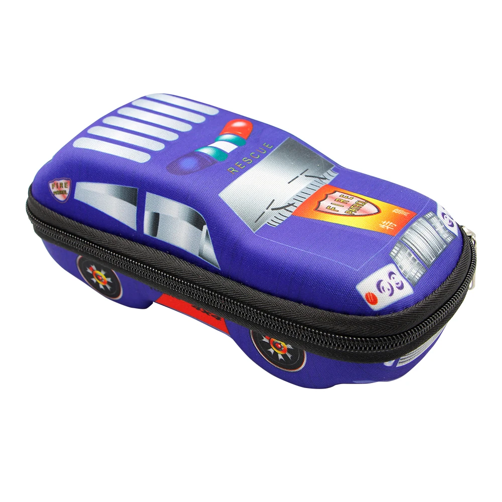 LULAND EVA Giant Funky Awesome Blue Police Car Pencil Pouches For Teenagers(Free Sample)