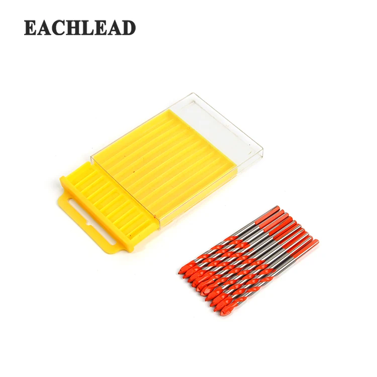 
High quality Glass Drill Bit triangle shank tile /glass /ceramic drill hole 