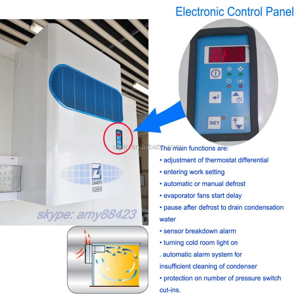 Chicken Cold Chamber With Wall Mounted Unit