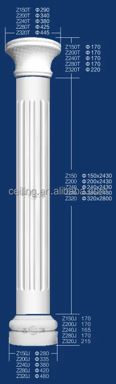 
Building ehite Gypsum Rome Pillar Mould, Gate Pillar design, Pillar Design 