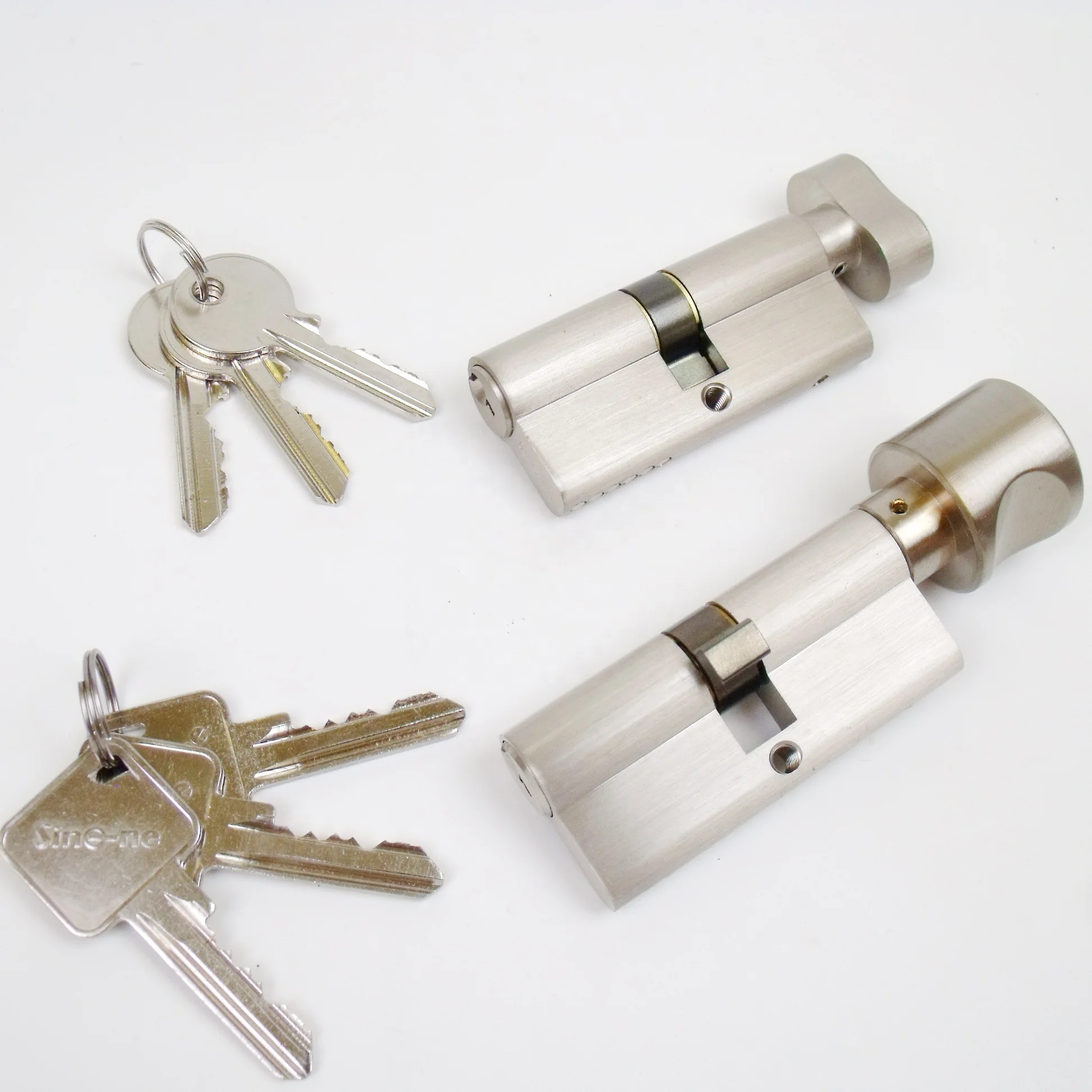 Germany Quality Euro profile Cylinder All brass PVD gold color for door mortise lock OEM factory in China