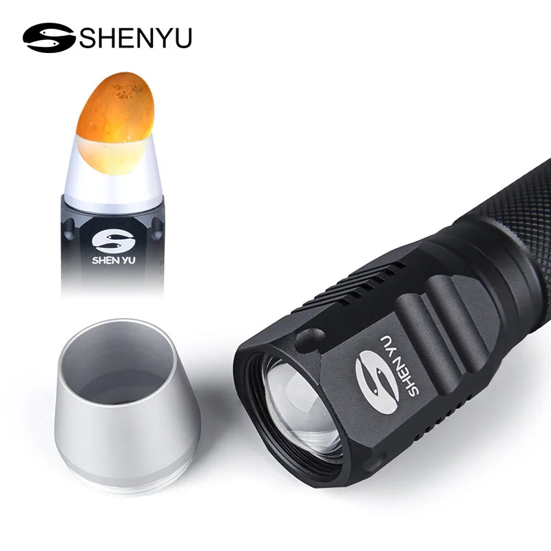 
365nm nichia three color uv led flashlight 