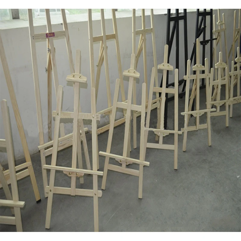 Studio Easel Artist Wooden Iron Painting Frame Silk Screen Printing Wood Frame for Paintings Wall Art Wooden Cross Stitch Frame