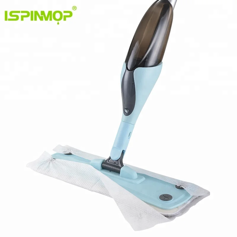 2018 ISPRAYMOP new smart healthy floor easy cleaning spray mop with window cleaner and round microfiber head