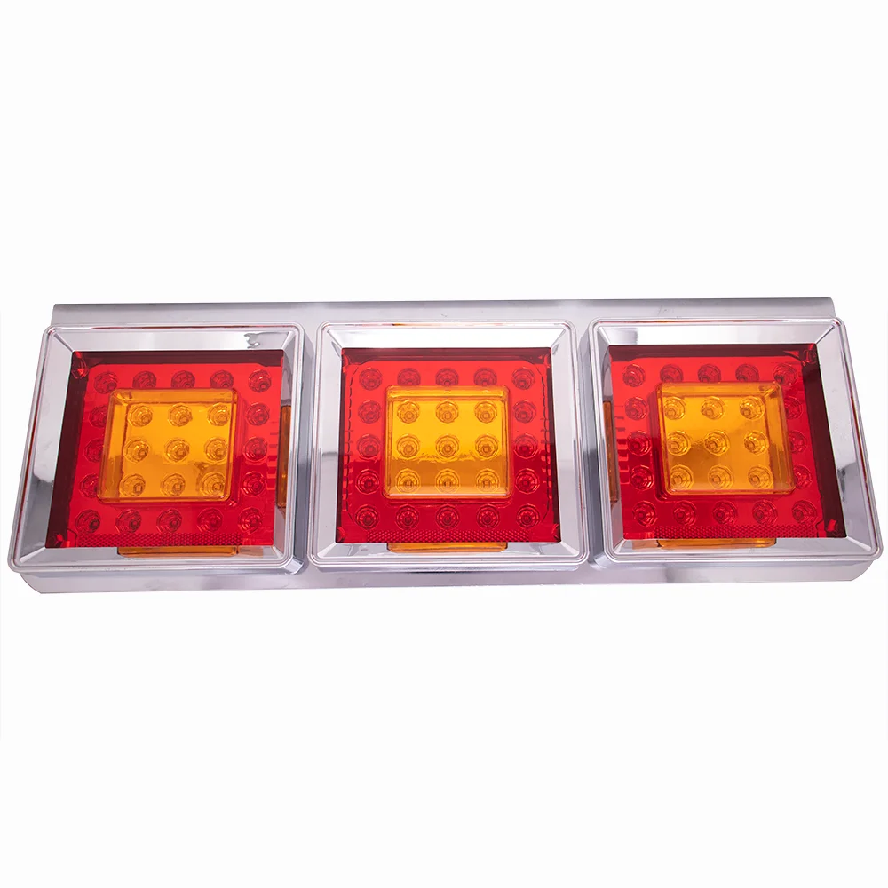
Hot sale 24V stainless steel truck spare parts truck tail light led tail lamp truck led light for Mitsubishi for Hino 