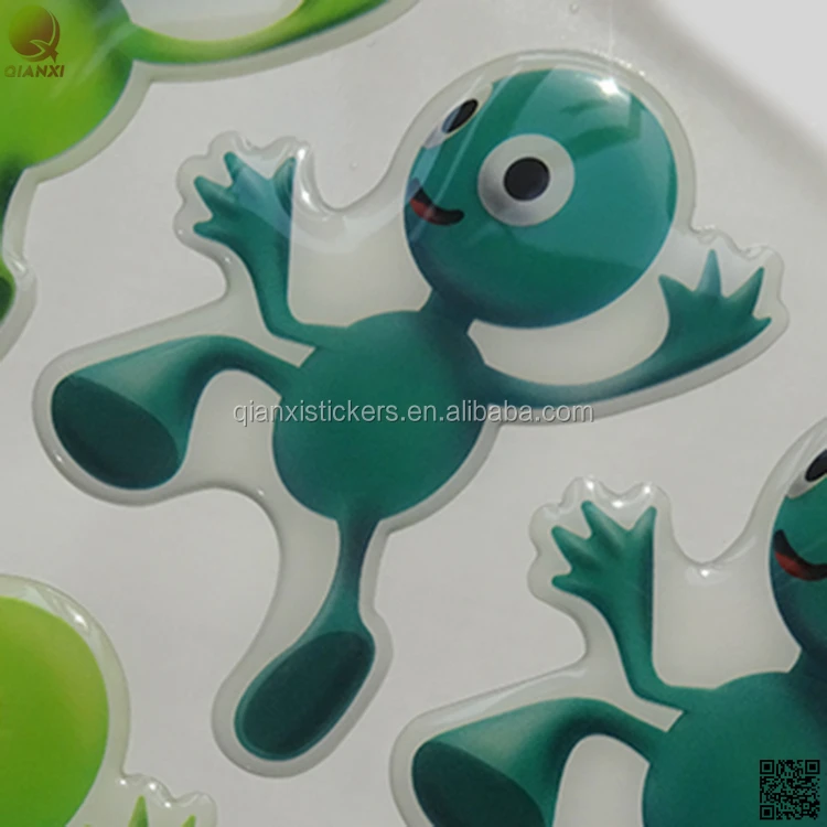 Manufacturer Direct Sales Custom Waterproof Decorative Sticker Crystal 3d Dome Gel Sticker
