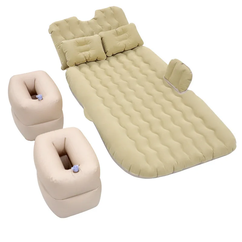 folding portable inflatable backseat air car travel bed mattress