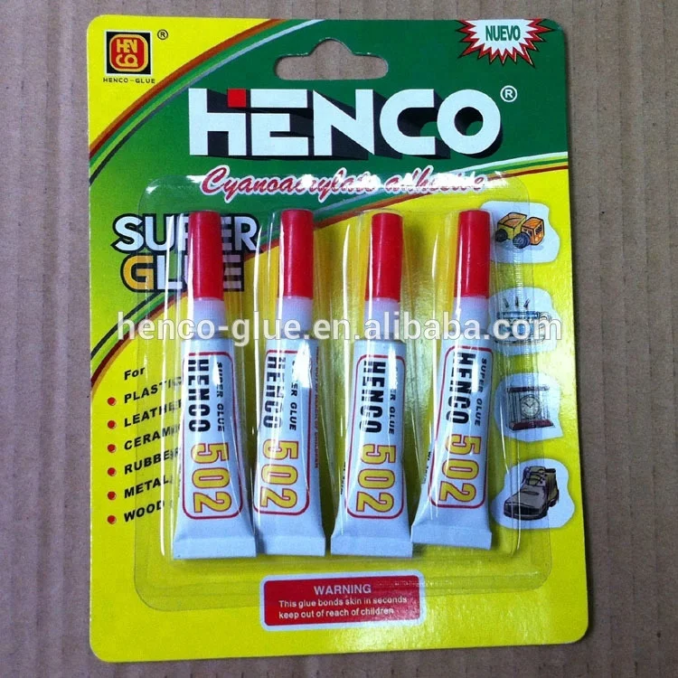 Clear Liquid Cyanoacrylate Adhesive in Aluminum Tube