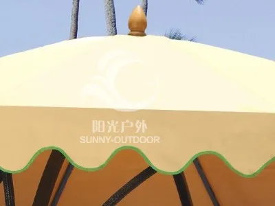 Hot Sale Luxury Rattan Gazebo Garden Furniture gazebo en easy with WPC floor