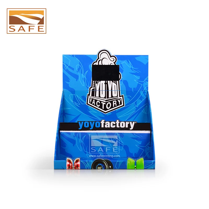 Pop cardboard small carton cdu countertop counter top pdq display boxes,point of sale display box