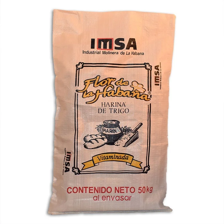 25kg 50kg maize corn grain packaging pp woven rafia bags