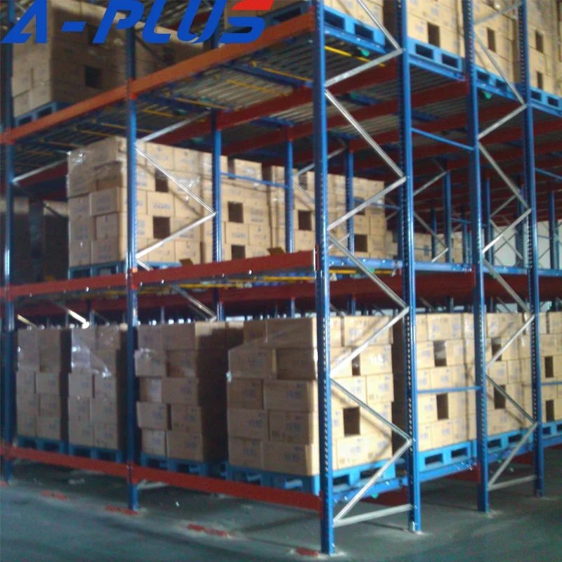 Shelve Storage Racking Customized Gravity Roller Pallet Flow Rack For Warehouse Storage warehouse storage use quality goods