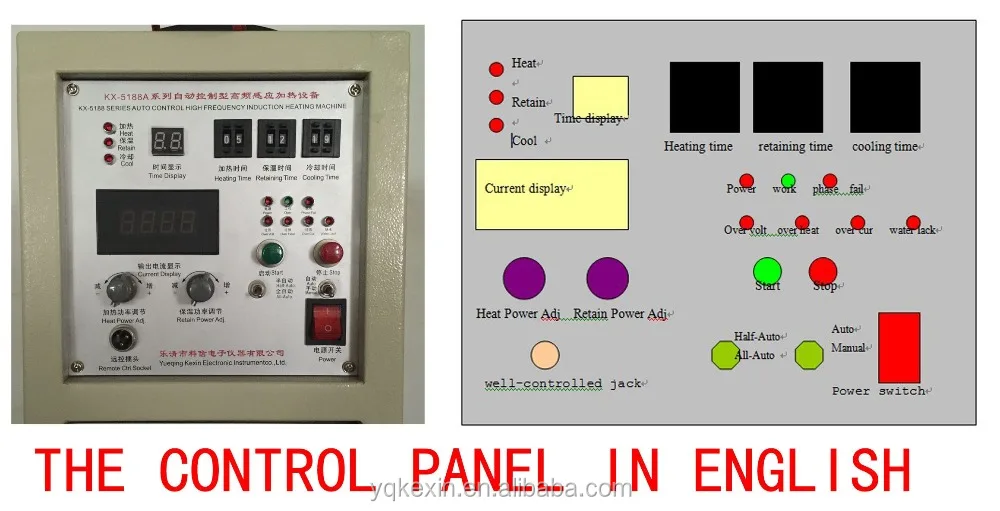 China best machine KX-5188A25 High Frequency Induction heating furnace