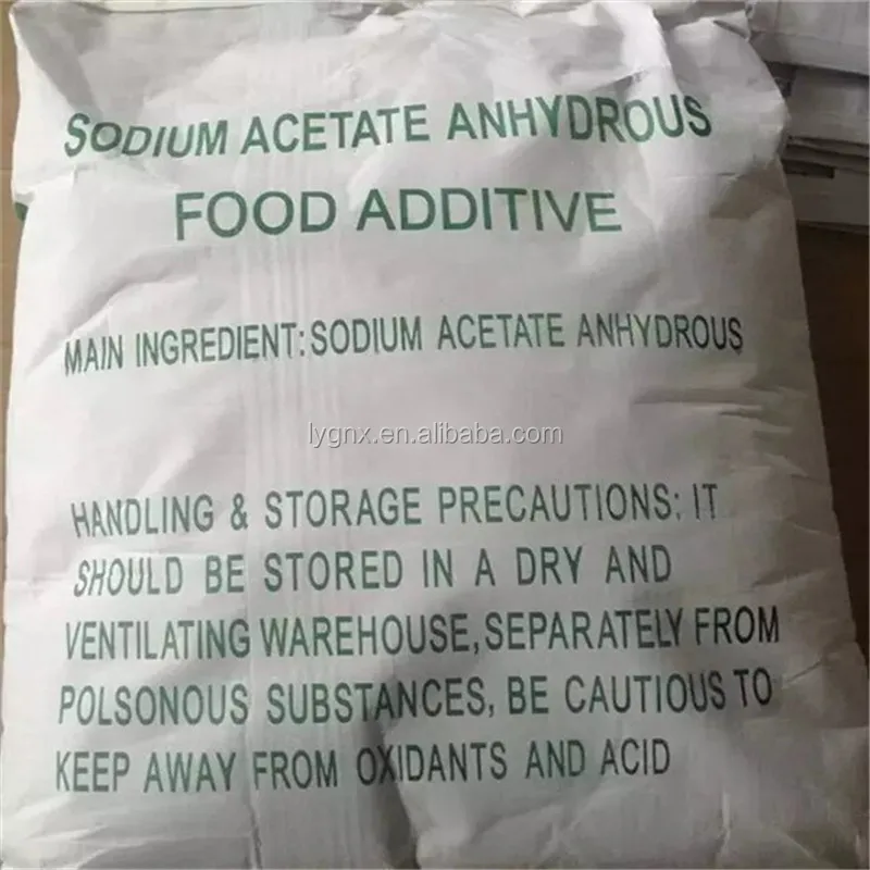 
no caking sodium acetate anhydrous 